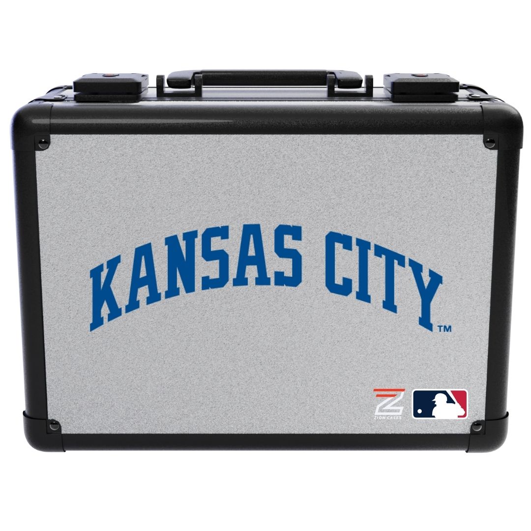 Grey w/Blue "Kansas City" Arched Logo