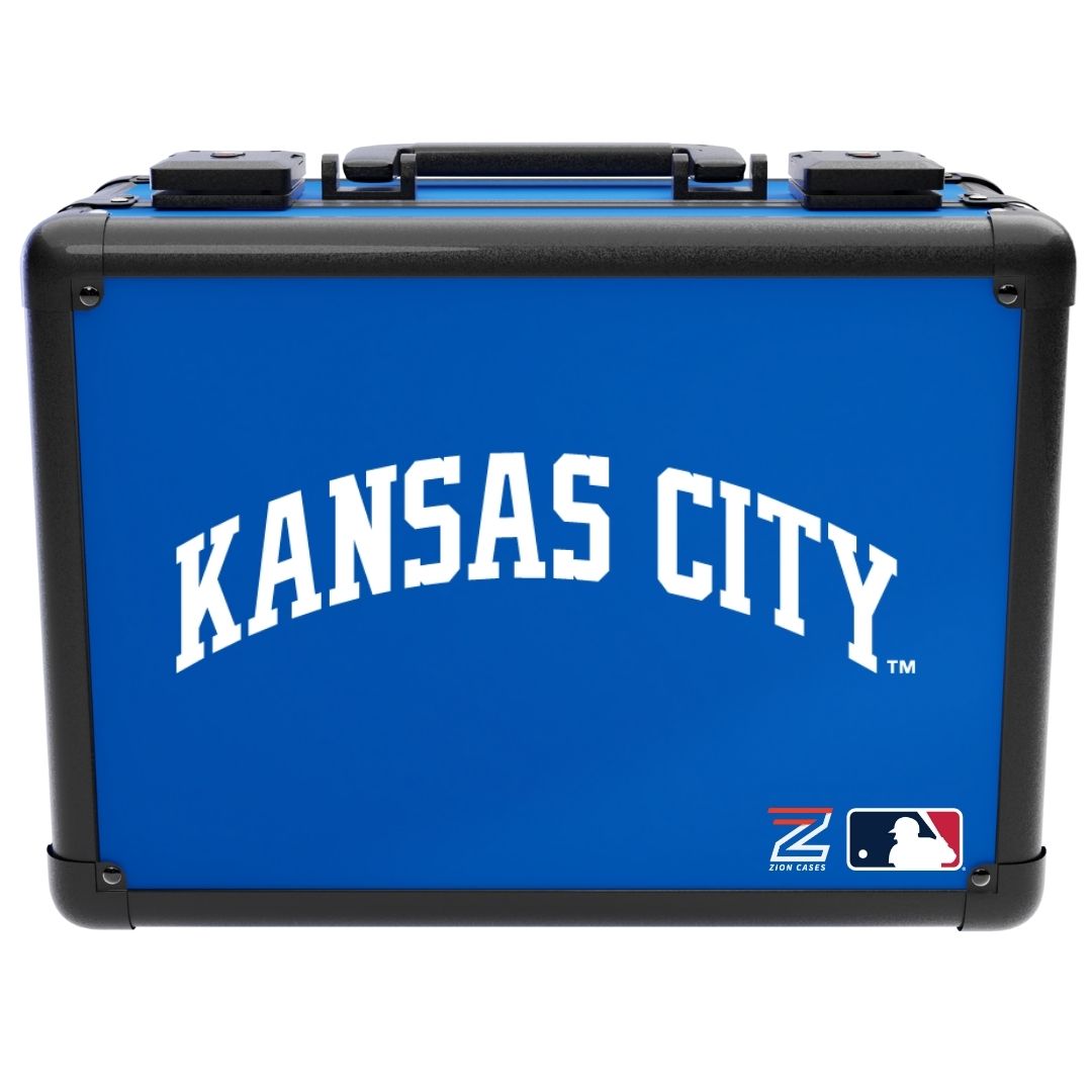 Blue w/White "Kansas City" Arched Logo
