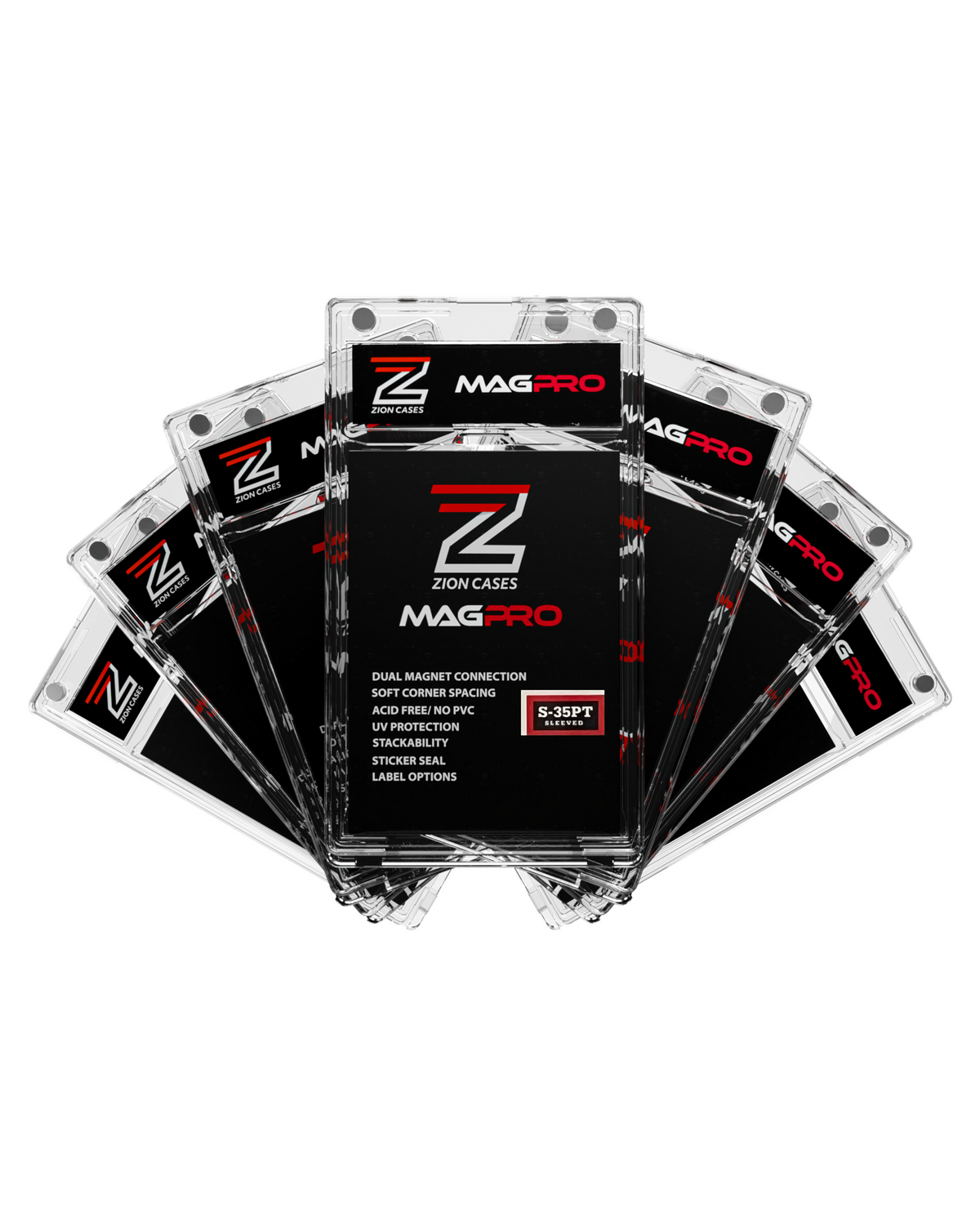 MagPro Magnetic Sleeved Card Holder 35 PT(SLEEVES NOT INCLUDED) - 200 Cards Sleeved 35 PT
