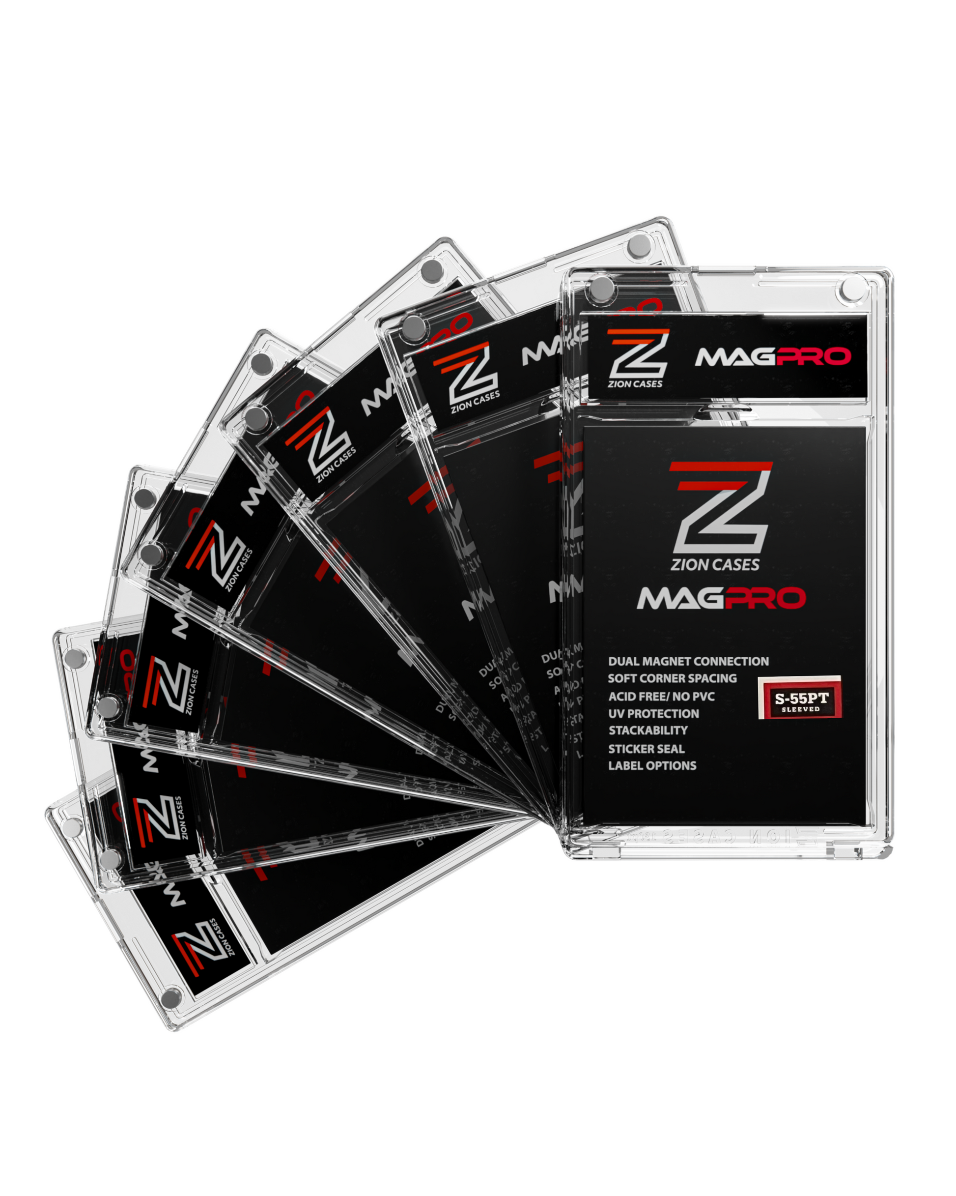 MagPro Magnetic Card Holder 55pt Graded Card Storage – Zion Cases MagPro Magnetic Card Holder 55pt Graded Card Storage – Zion Cases