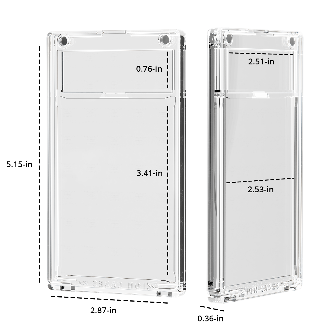 MagPro Magnetic Sleeved Card Holder 55 PT(SLEEVES NOT INCLUDED)