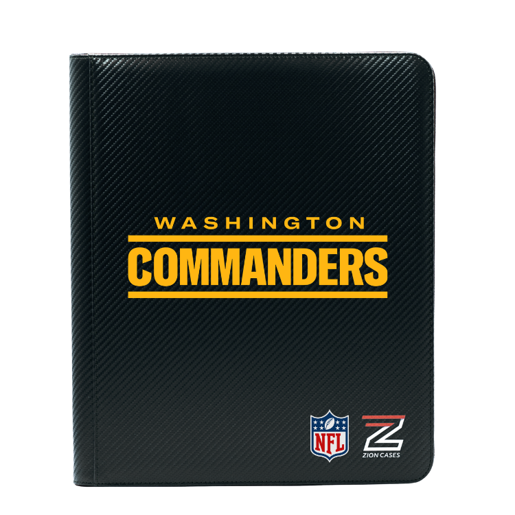 Washington Commanders wordmark - Black Carbon Fiber