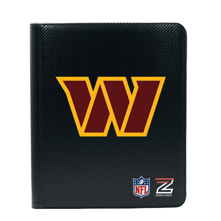 Washington Commanders W logo - Black Carbon Fiber