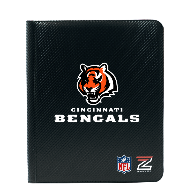 Cincinnati Bengals -NFL Licenced 9 Pocket Binder Black Carbon Fiber