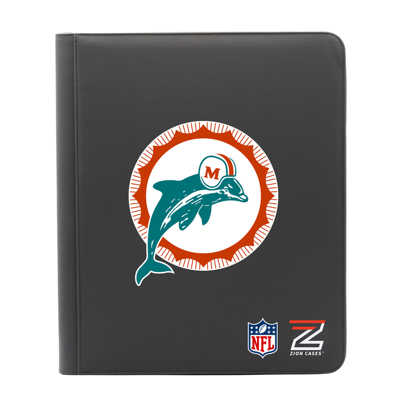 Miami Dolphins -NFL Licenced 9 Pocket Binder Black Diamond