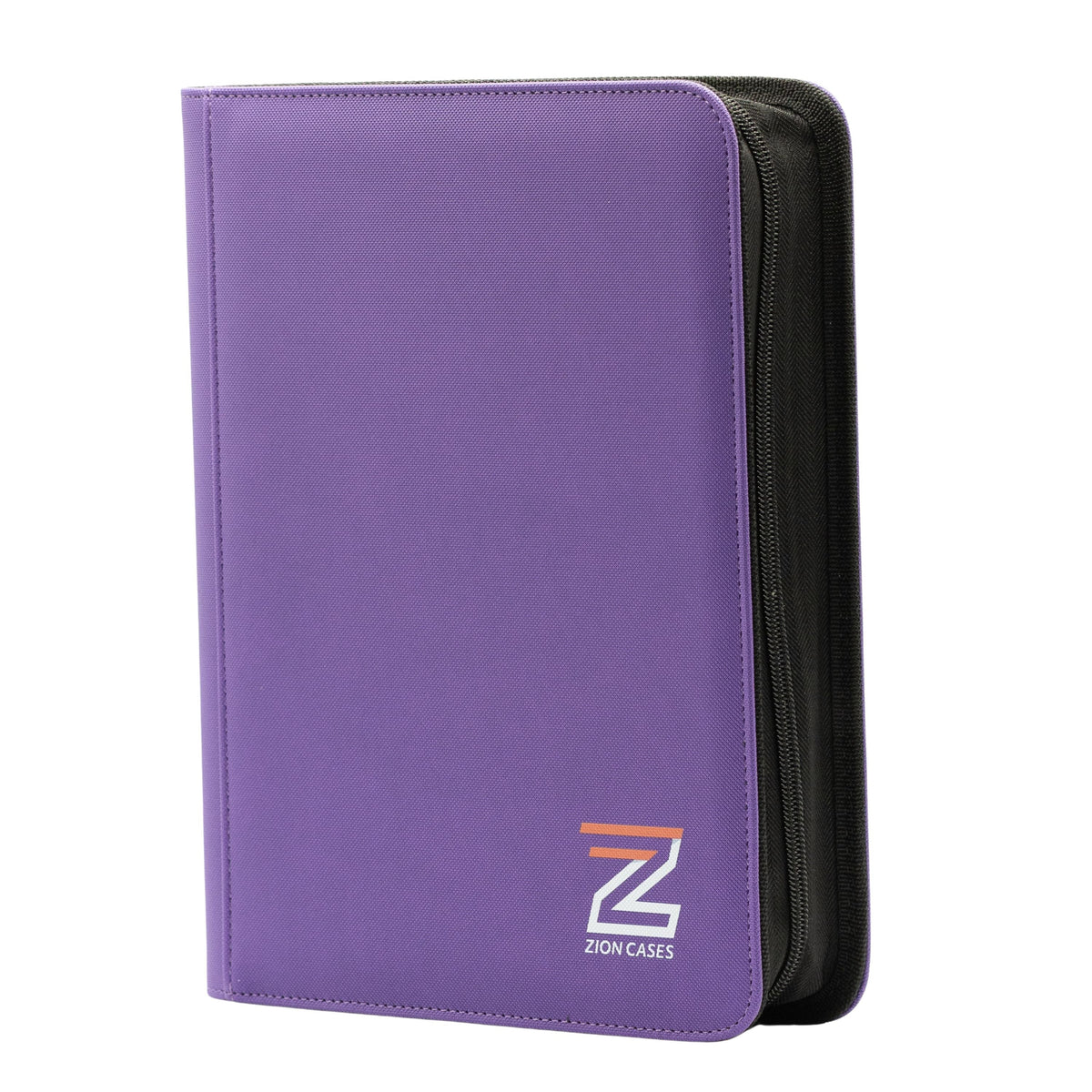 Diamond & Carbon Texture Z loader Binder (4 Pocket) - Purple / Diamond