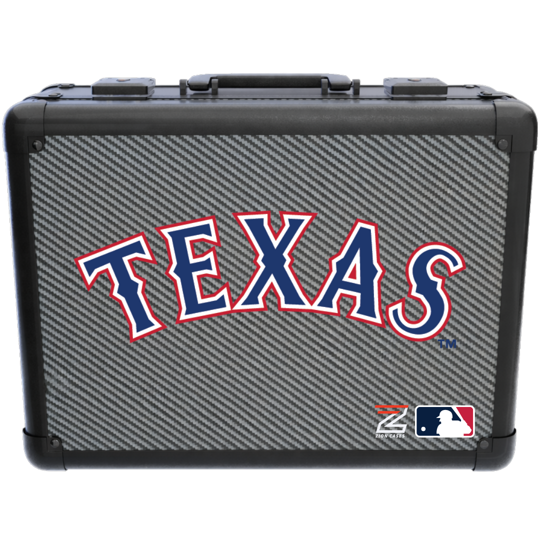 Texas Rangers - MLB Carbon Fiber Slab Cases X, 2R, XL
