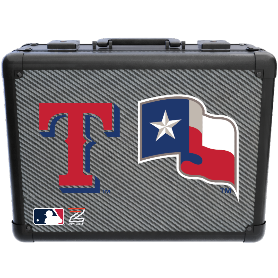 Texas Rangers - MLB Carbon Fiber Slab Cases X, 2R, XL