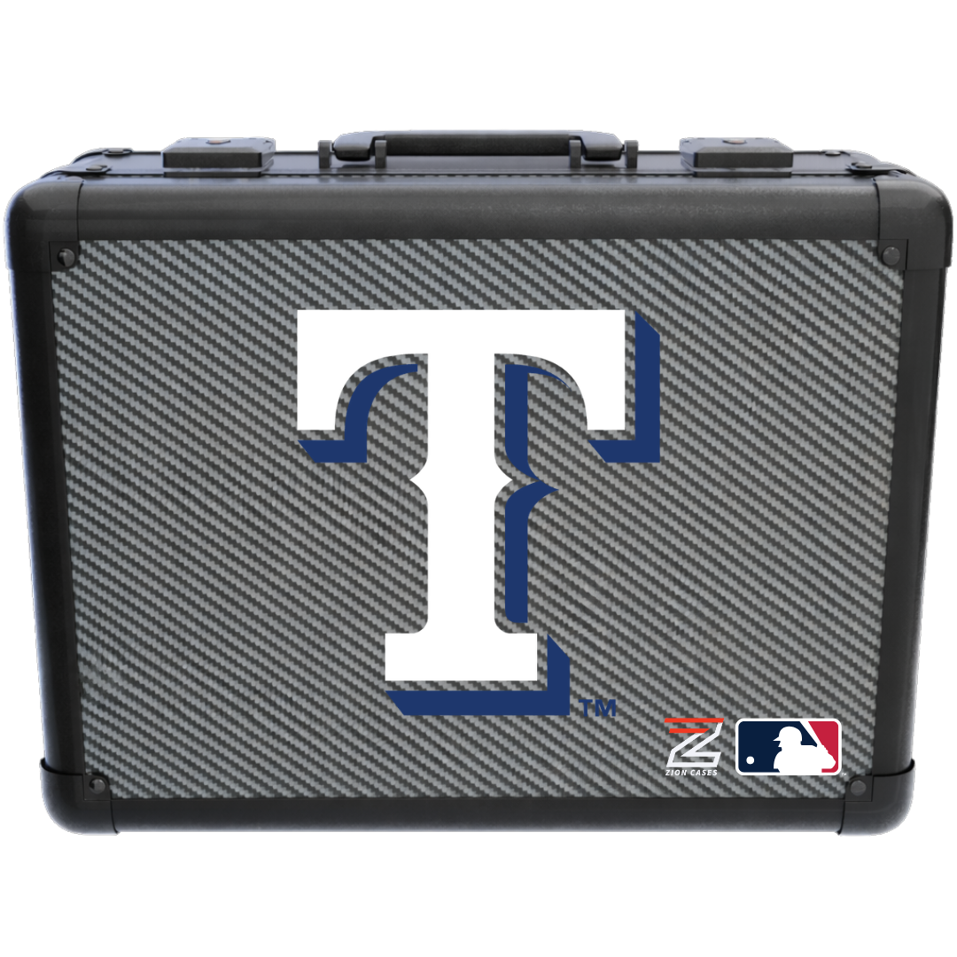 Texas Rangers - MLB Carbon Fiber Slab Cases X, 2R, XL