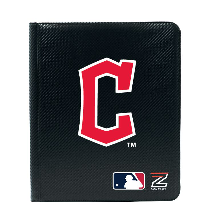 Cleveland Guardians -MLB Licenced 9 Pocket Binder Black Carbon Fiber