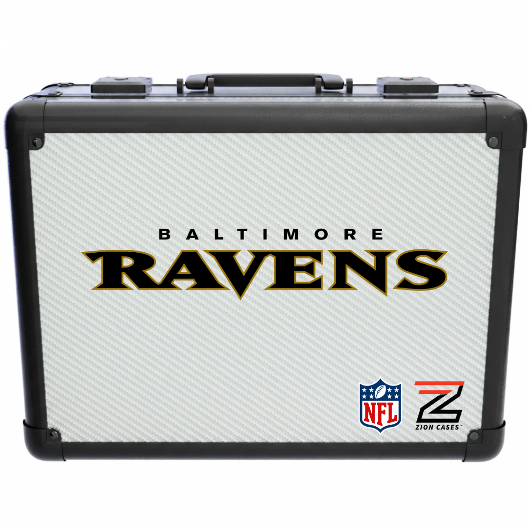 Baltimore Ravens - NFL Carbon Fiber Slab Cases X, 2R, XL