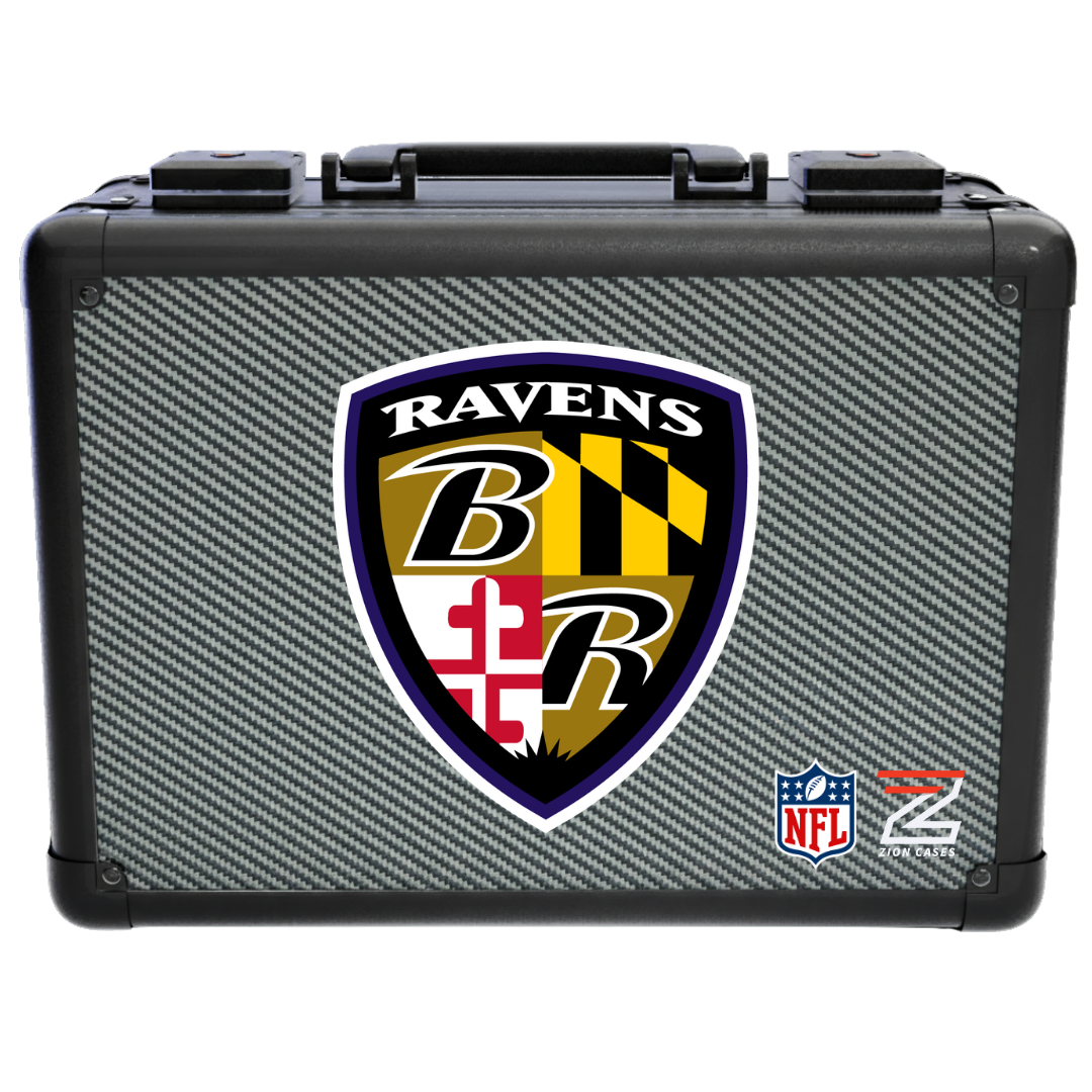 Baltimore Ravens - NFL Carbon Fiber Slab Cases X, 2R, XL