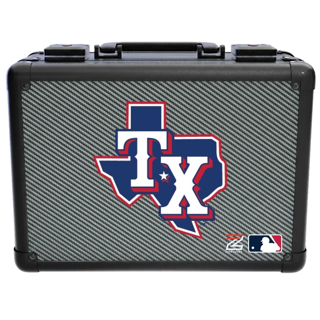 Texas Rangers - MLB Carbon Fiber Slab Cases X, 2R, XL