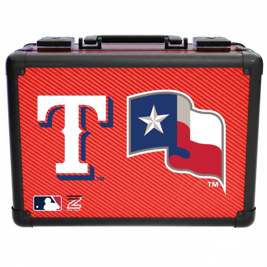Texas Rangers - MLB Carbon Fiber Slab Cases X, 2R, XL