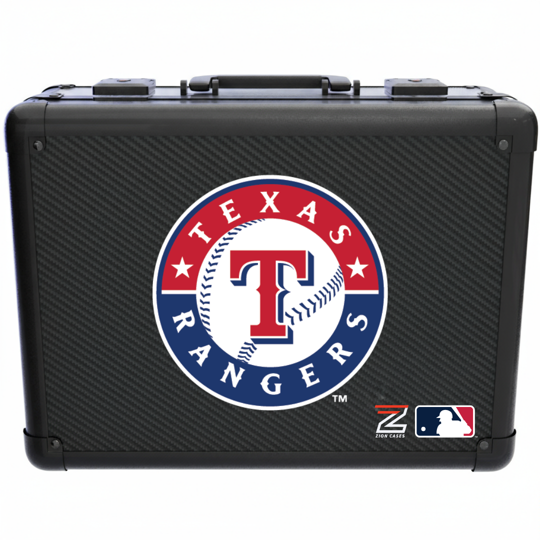 Texas Rangers - MLB Carbon Fiber Slab Cases X, 2R, XL