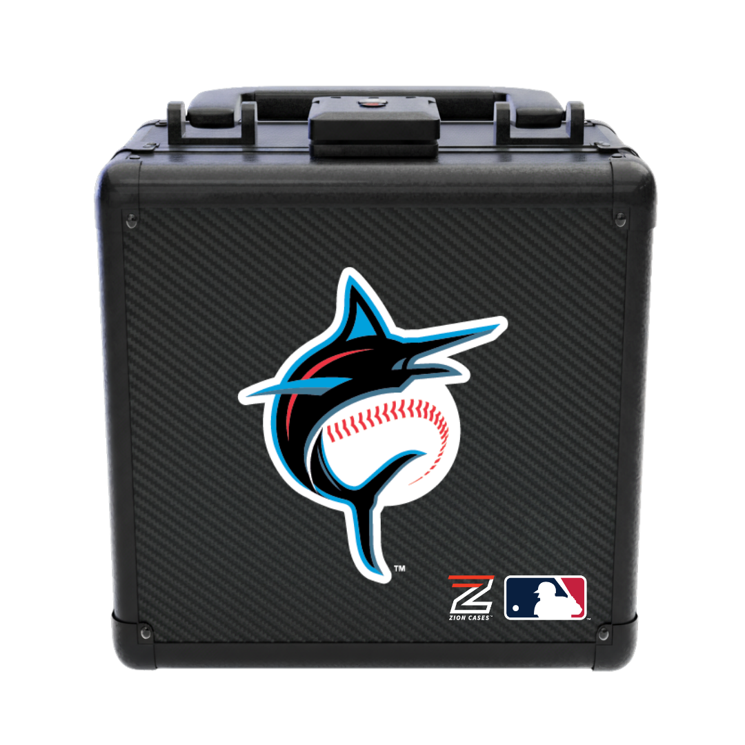 Miami Marlins - MLB Carbon Fiber Slab Cases X, 2R, XL
