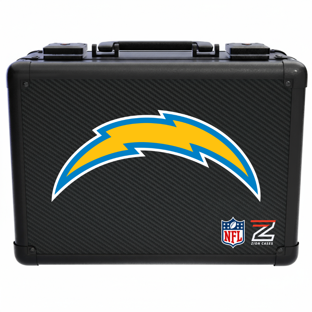 Los Angeles Chargers - NFL Carbon Fiber Slab Cases X, 2R, XL