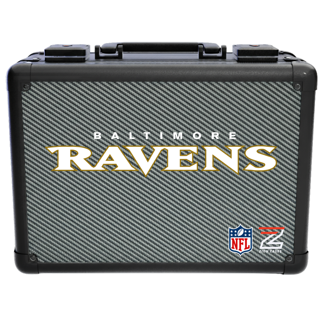 Baltimore Ravens - NFL Carbon Fiber Slab Cases X, 2R, XL