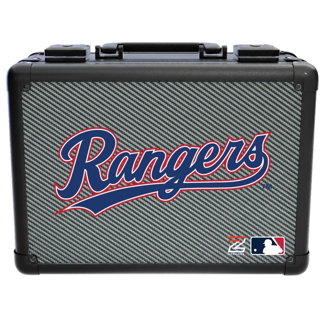 Texas Rangers - MLB Carbon Fiber Slab Cases X, 2R, XL
