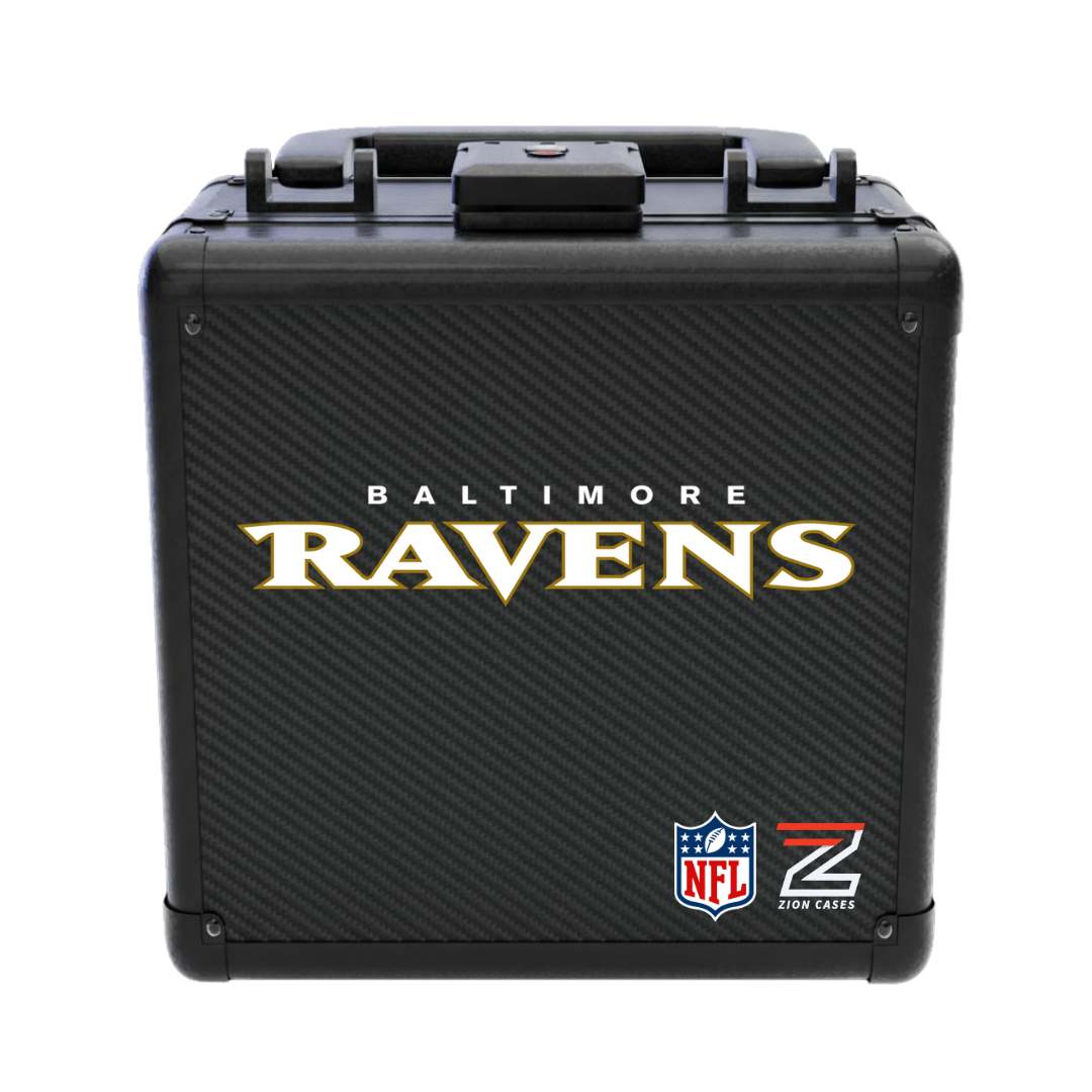 Baltimore Ravens - NFL Carbon Fiber Slab Cases X, 2R, XL