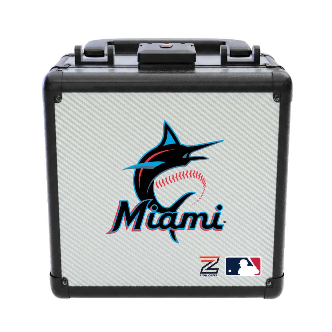 Miami Marlins - MLB Carbon Fiber Slab Cases X, 2R, XL