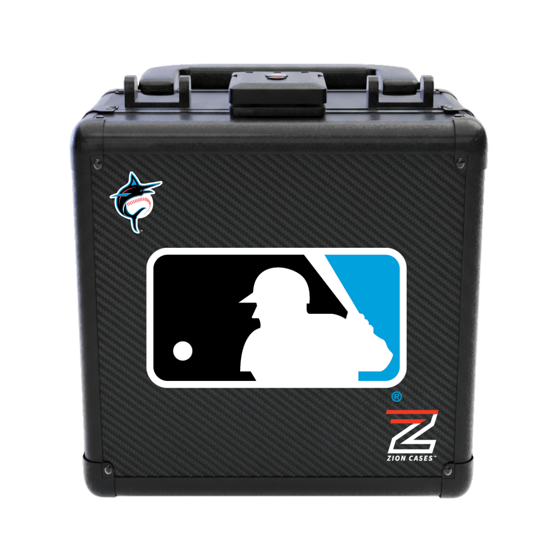 Miami Marlins - MLB Carbon Fiber Slab Cases X, 2R, XL