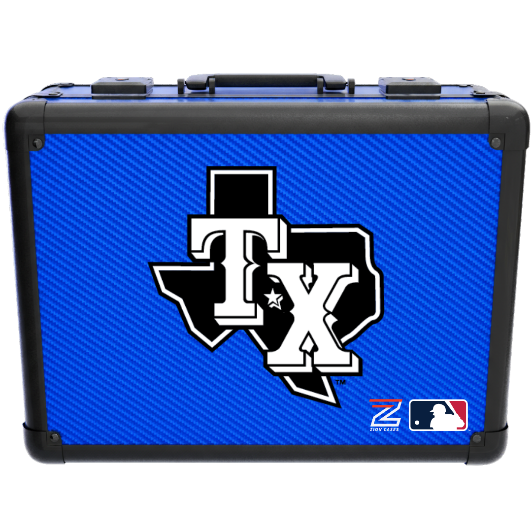 Texas Rangers - MLB Carbon Fiber Slab Cases X, 2R, XL