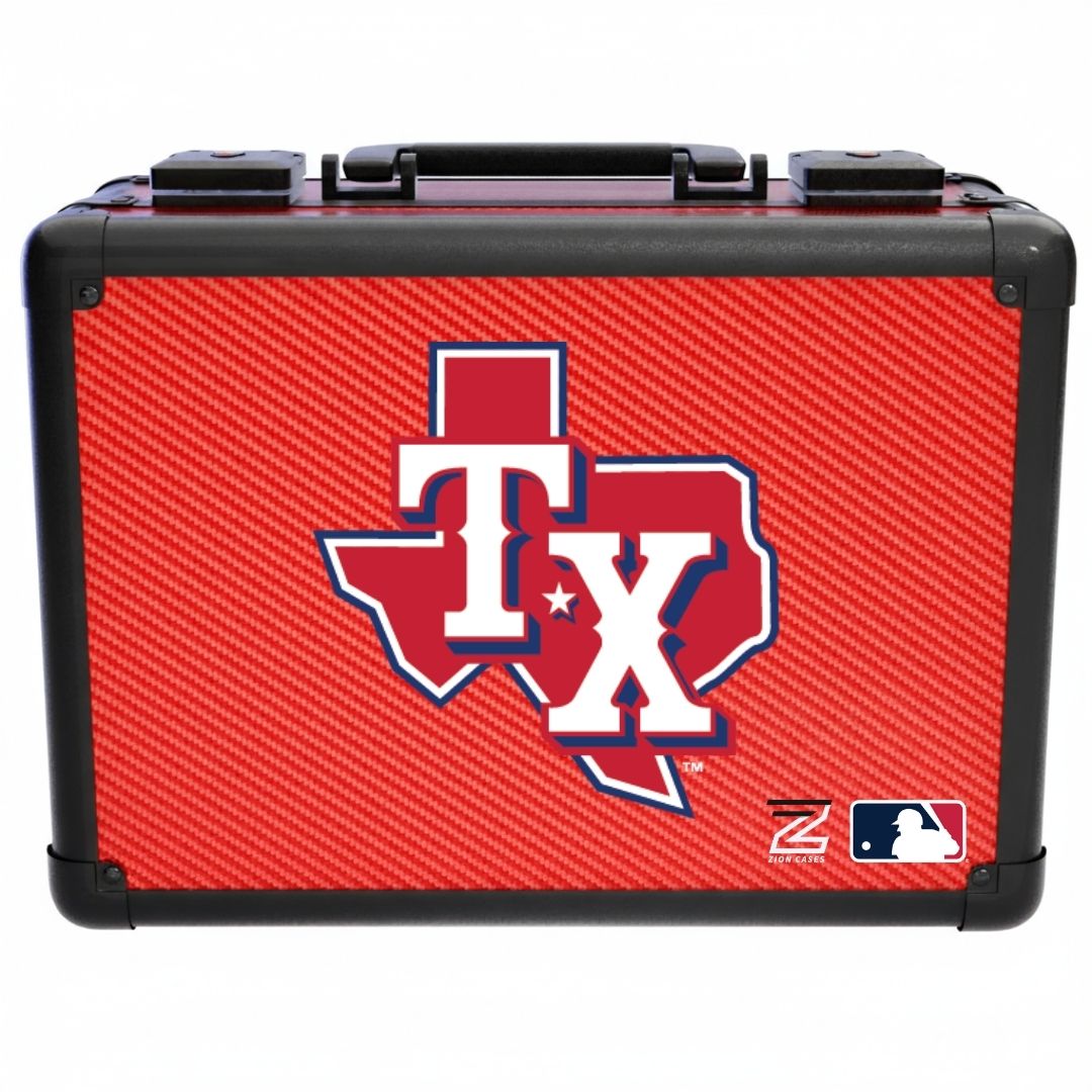 Texas Rangers - MLB Carbon Fiber Slab Cases X, 2R, XL