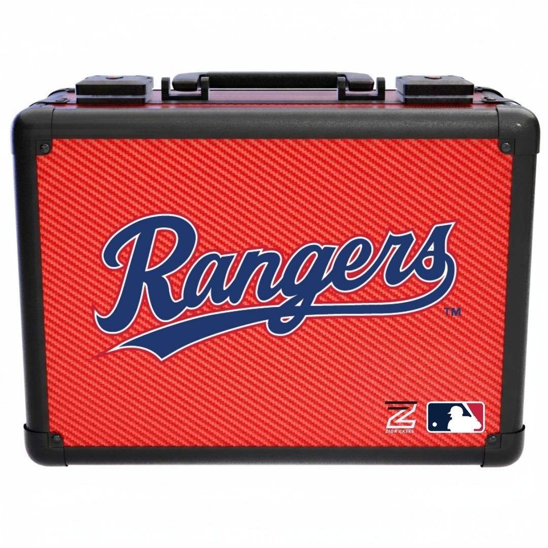 Texas Rangers - MLB Carbon Fiber Slab Cases X, 2R, XL