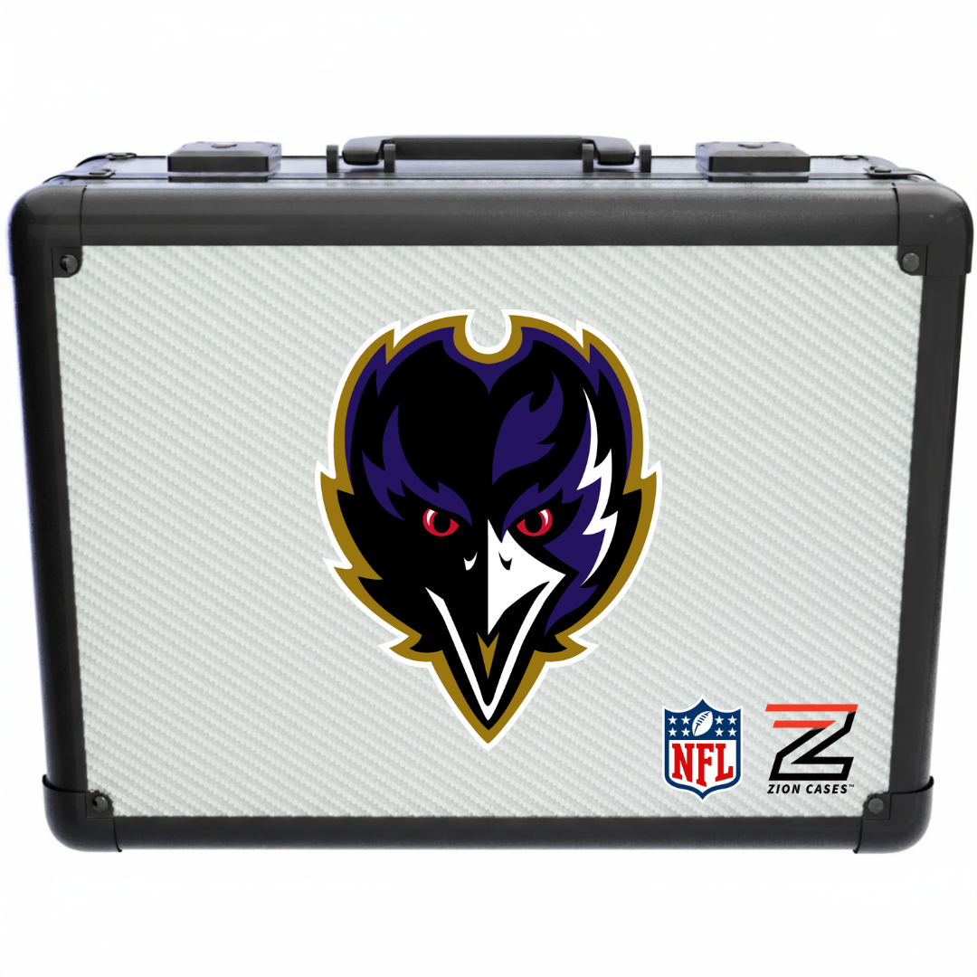 Baltimore Ravens - NFL Carbon Fiber Slab Cases X, 2R, XL