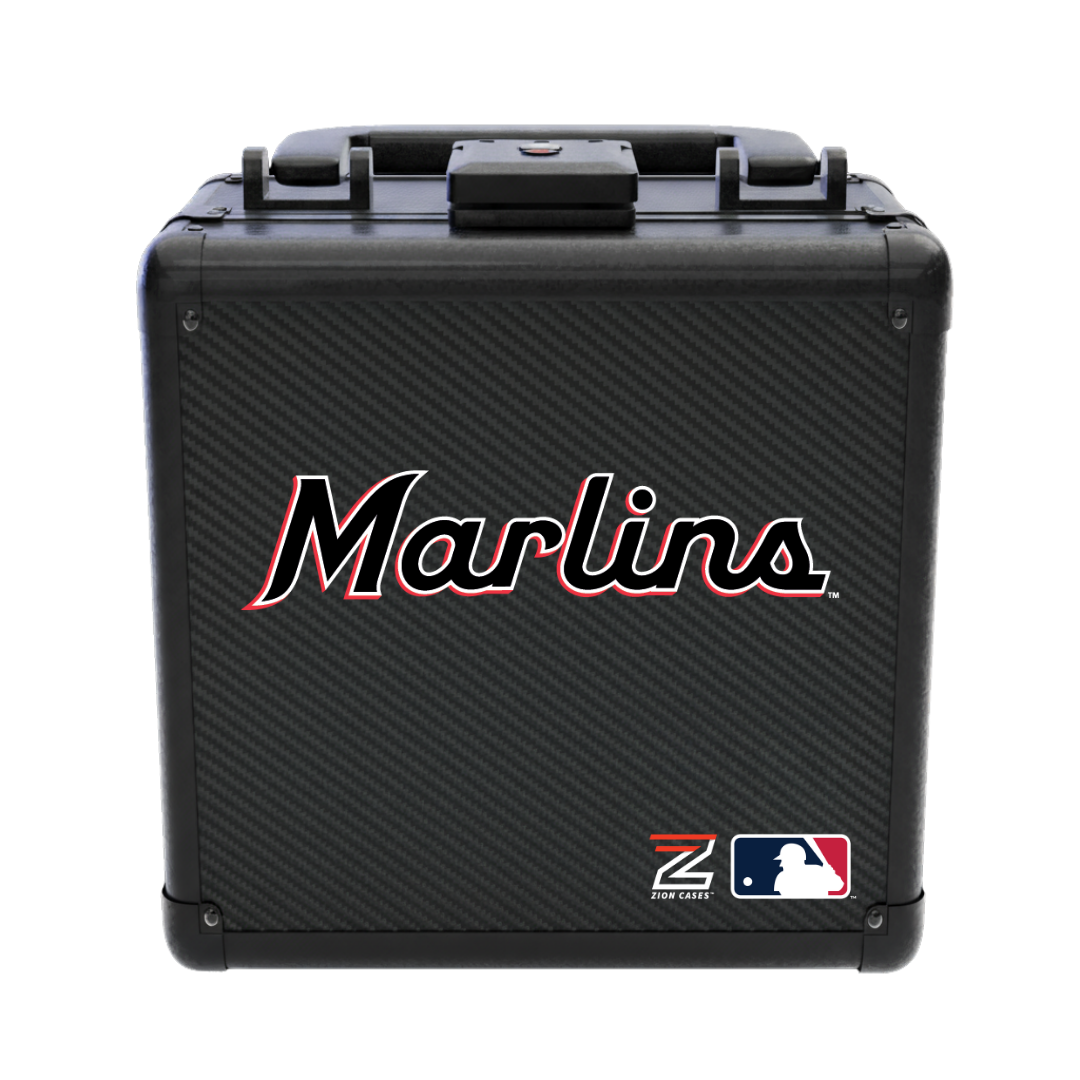 Miami Marlins - MLB Carbon Fiber Slab Cases X, 2R, XL