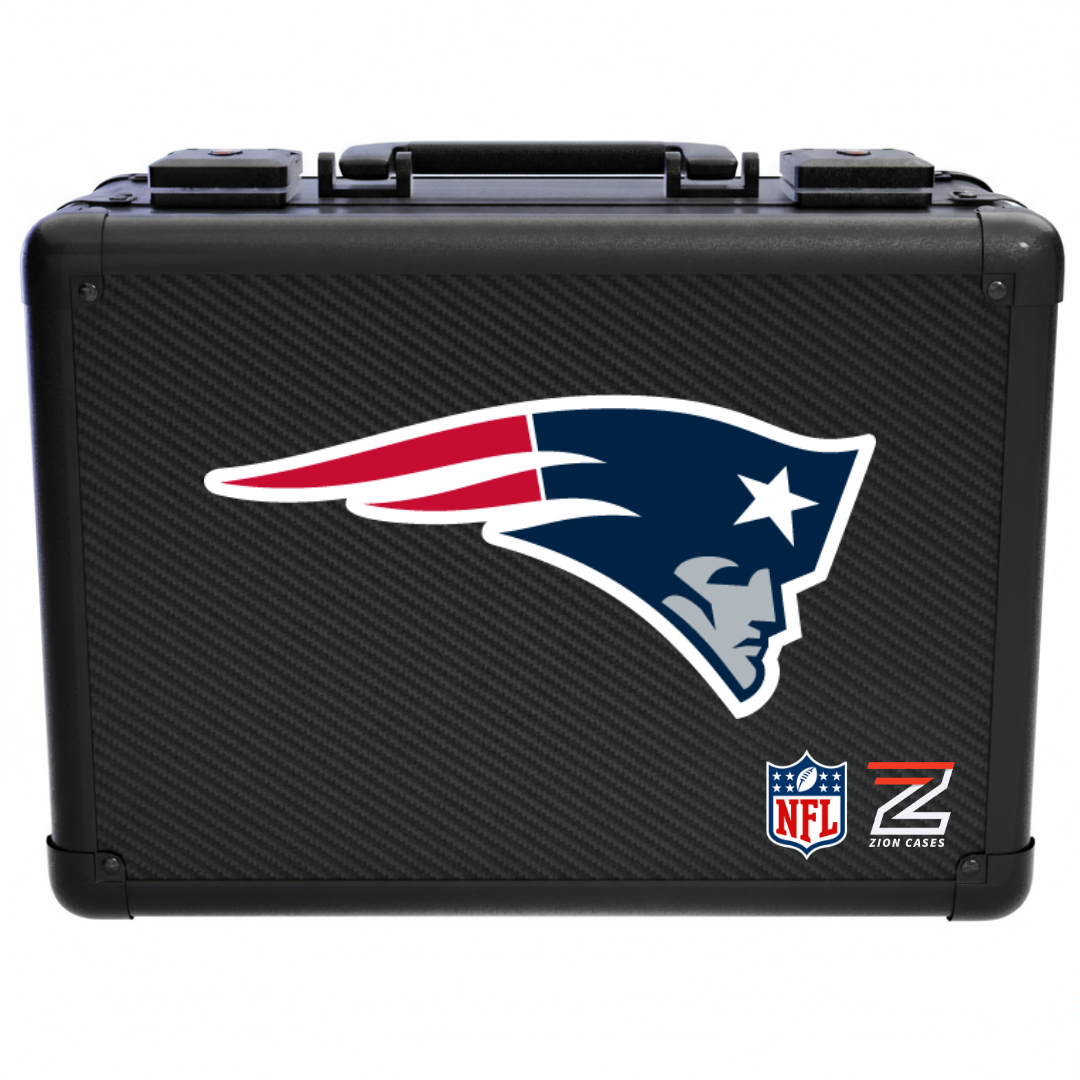 New England Patriots - NFL Carbon Fiber Slab Cases X, 2R, XL