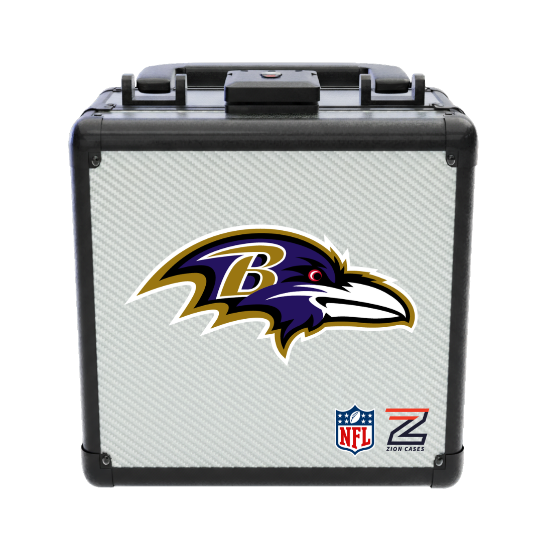 Baltimore Ravens - NFL Carbon Fiber Slab Cases X, 2R, XL