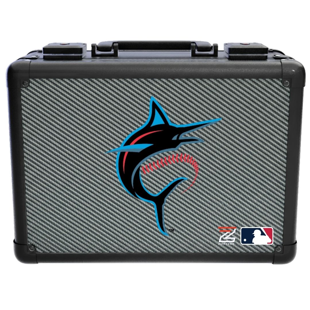 Miami Marlins - MLB Carbon Fiber Slab Cases X, 2R, XL
