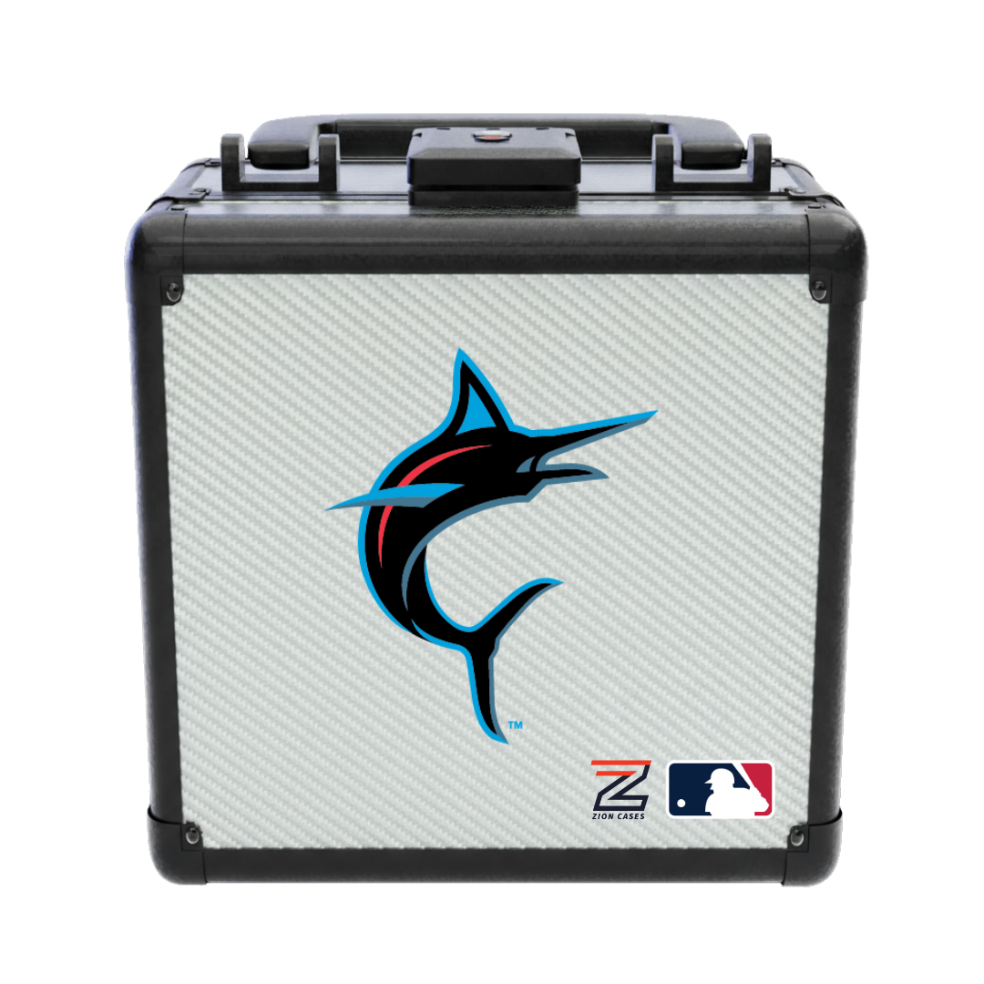 Miami Marlins - MLB Carbon Fiber Slab Cases X, 2R, XL