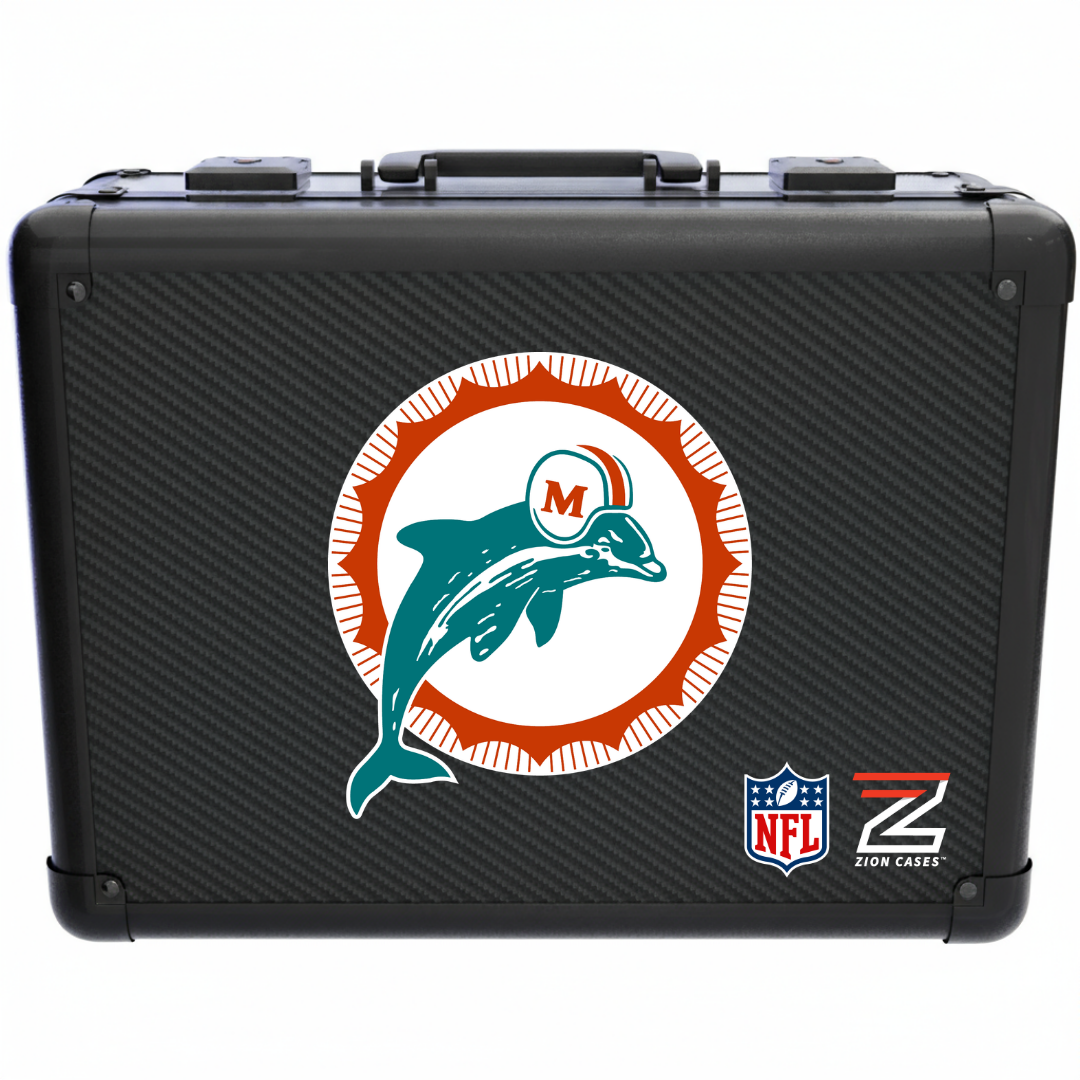 Miami Dolphins - NFL Carbon Fiber Slab Cases X, 2R, XL