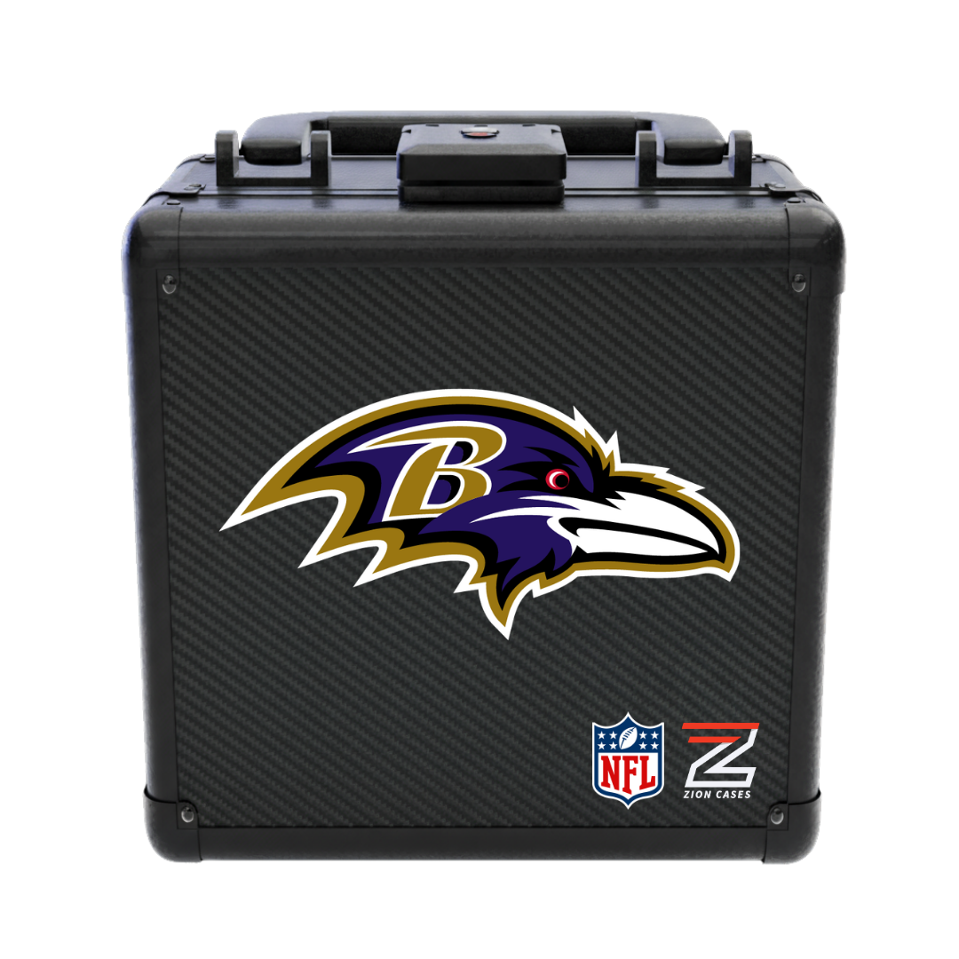 Baltimore Ravens - NFL Carbon Fiber Slab Cases X, 2R, XL