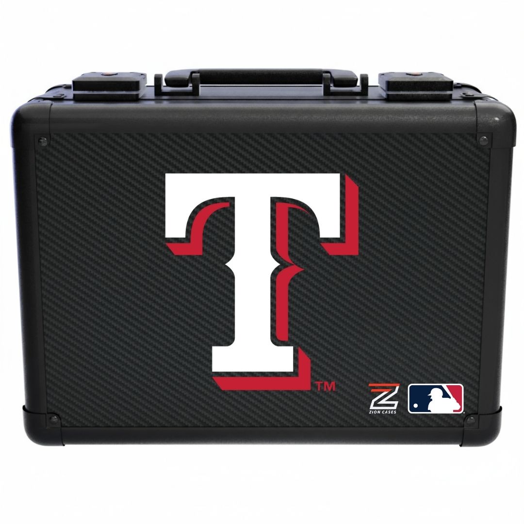 Texas Rangers - MLB Carbon Fiber Slab Cases X, 2R, XL