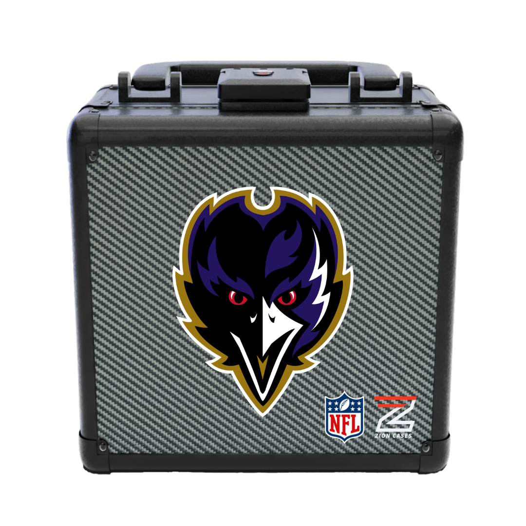 Baltimore Ravens - NFL Carbon Fiber Slab Cases X, 2R, XL
