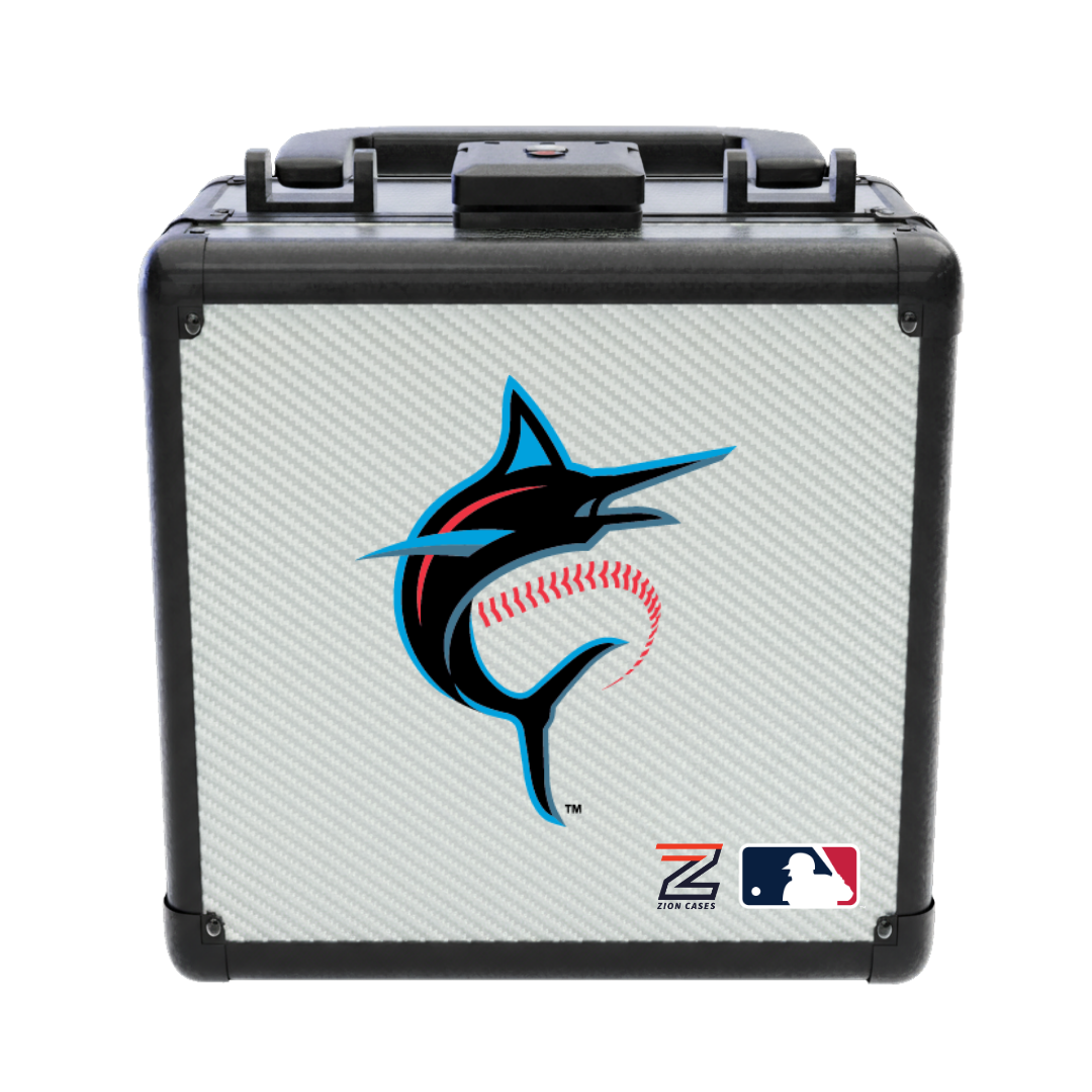 Miami Marlins - MLB Carbon Fiber Slab Cases X, 2R, XL
