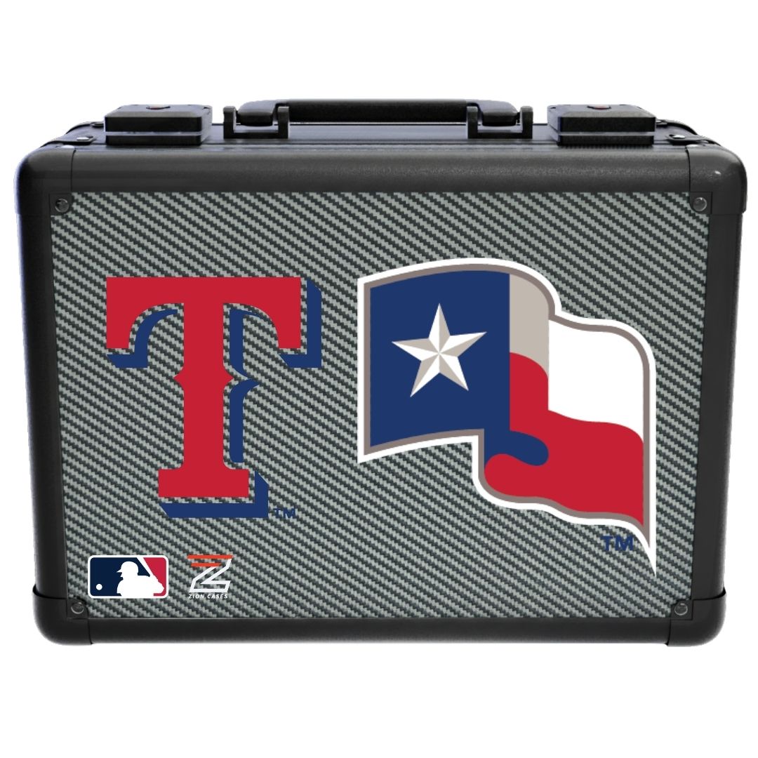 Texas Rangers - MLB Carbon Fiber Slab Cases X, 2R, XL