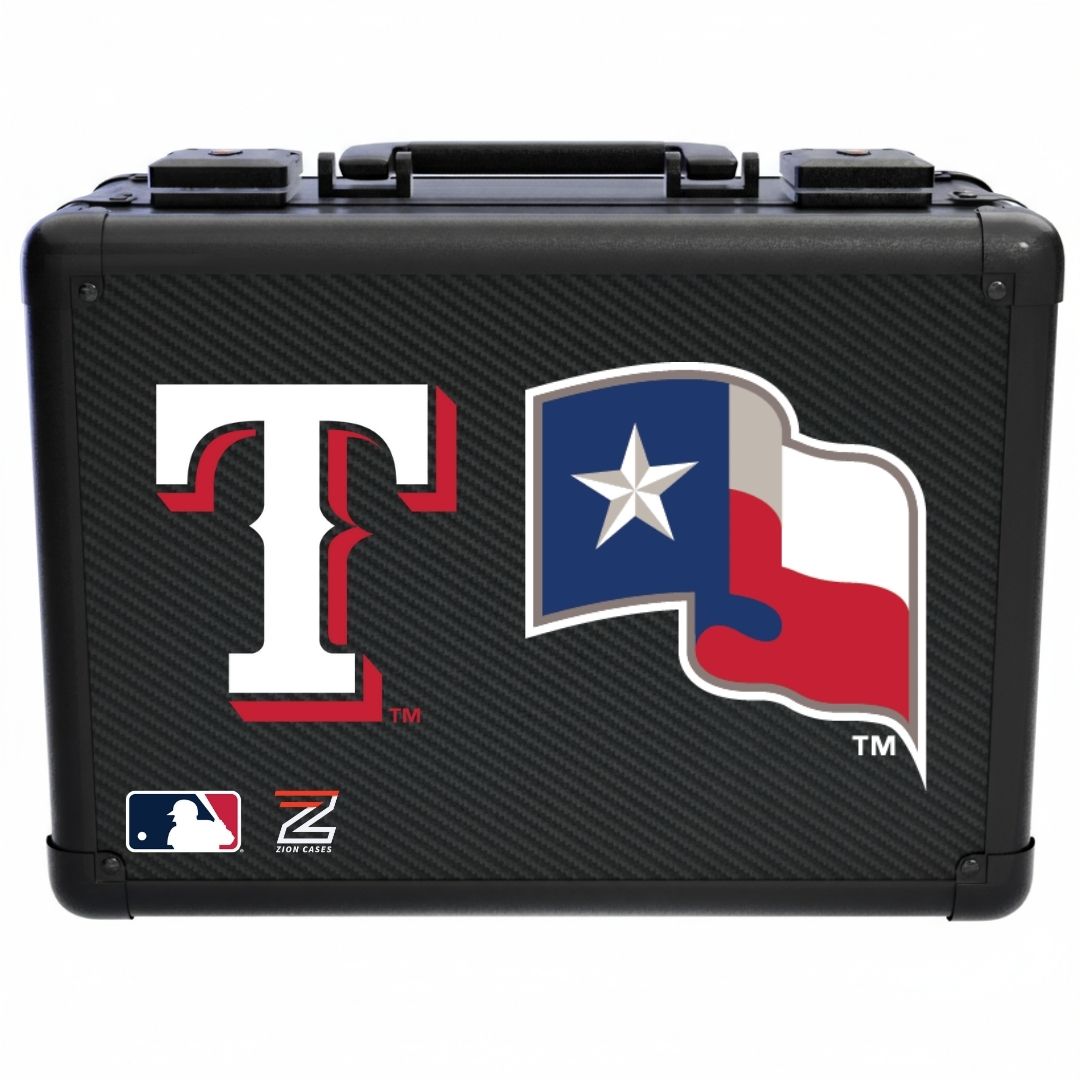Texas Rangers - MLB Carbon Fiber Slab Cases X, 2R, XL