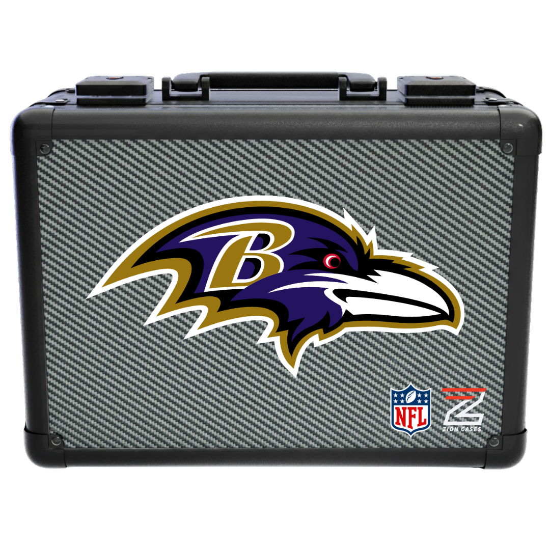 Baltimore Ravens - NFL Carbon Fiber Slab Cases X, 2R, XL