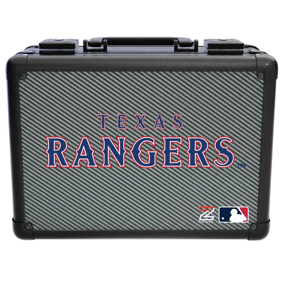 Texas Rangers - MLB Carbon Fiber Slab Cases X, 2R, XL