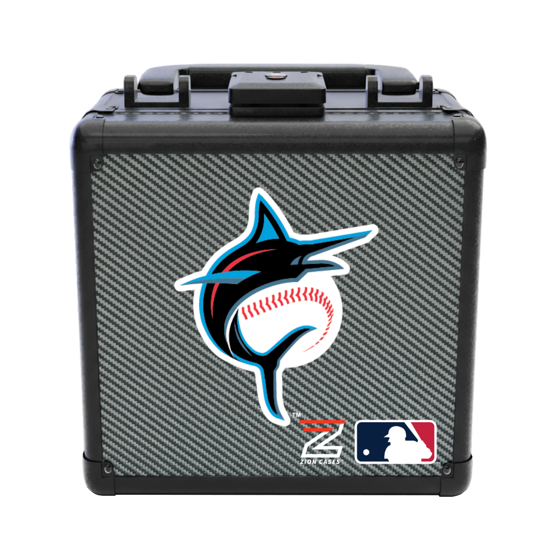 Miami Marlins - MLB Carbon Fiber Slab Cases X, 2R, XL