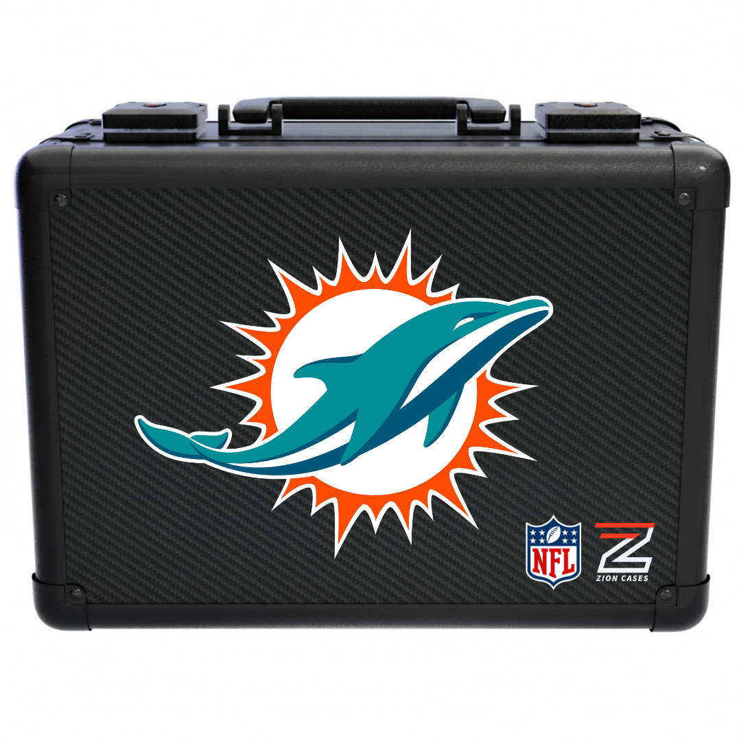 Miami Dolphins - NFL Carbon Fiber Slab Cases X, 2R, XL