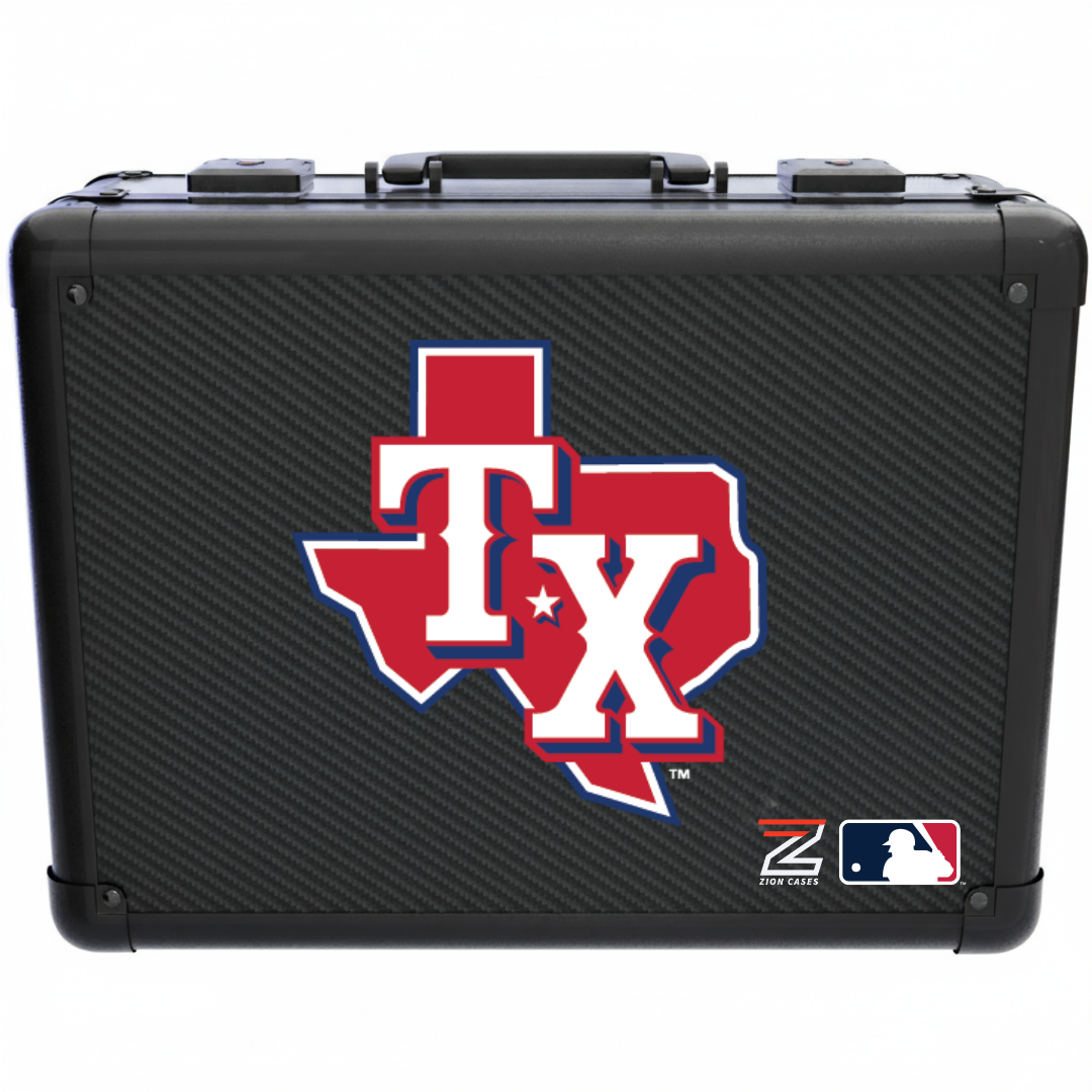 Texas Rangers - MLB Carbon Fiber Slab Cases X, 2R, XL