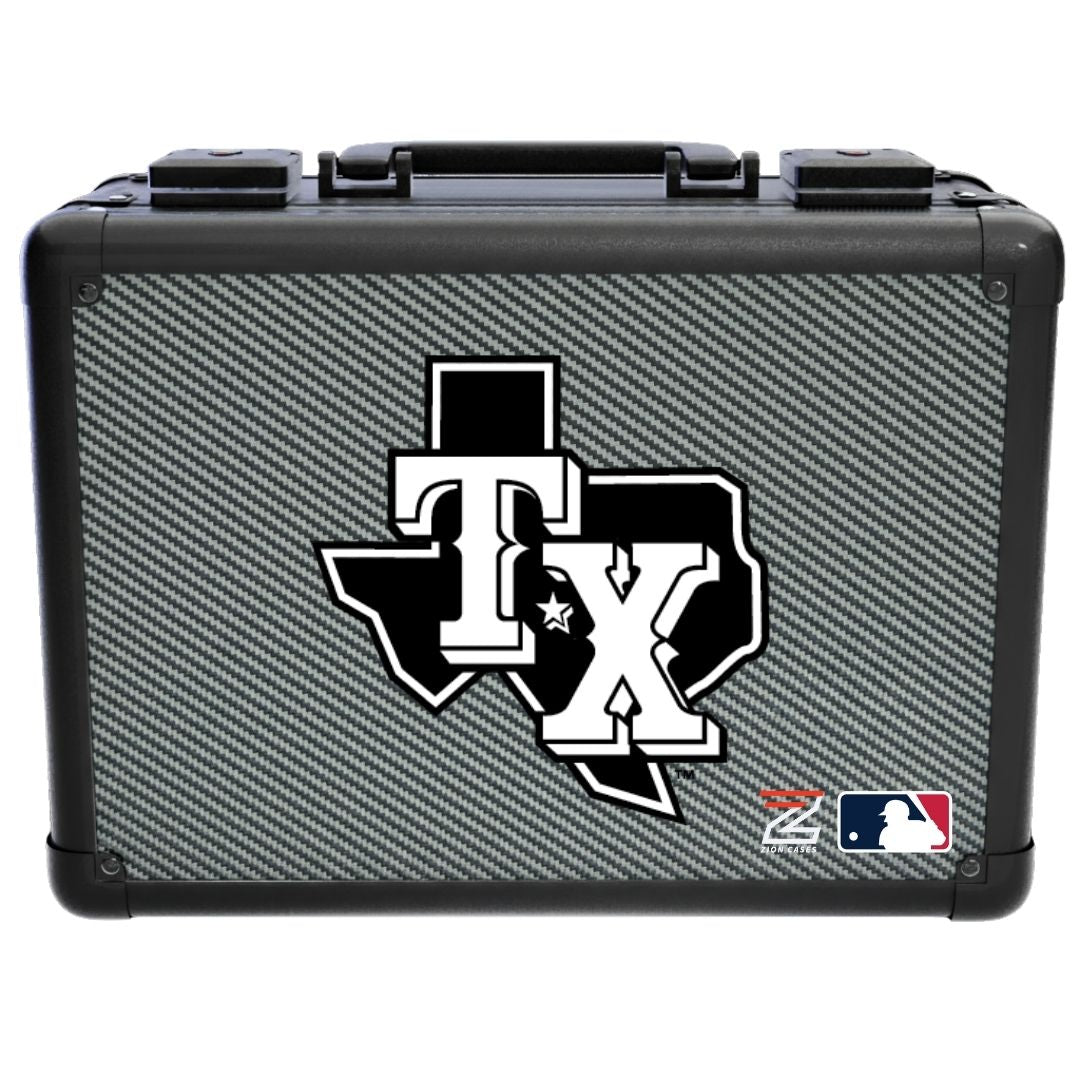 Texas Rangers - MLB Carbon Fiber Slab Cases X, 2R, XL