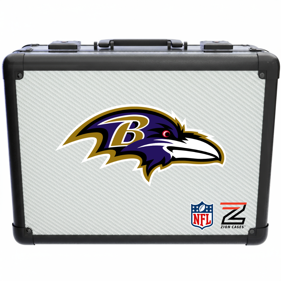 Baltimore Ravens - NFL Carbon Fiber Slab Cases X, 2R, XL