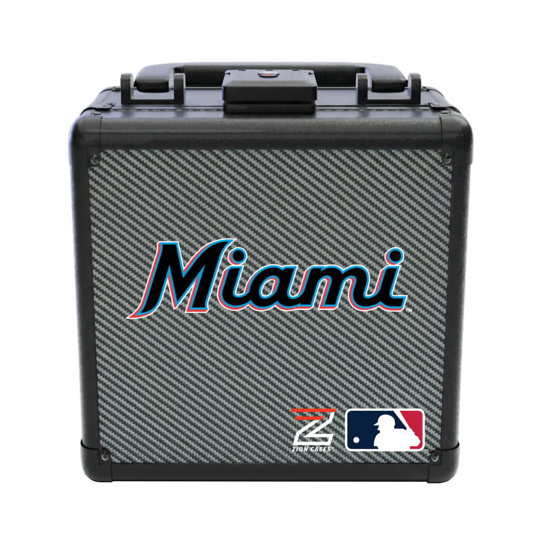 Miami Marlins - MLB Carbon Fiber Slab Cases X, 2R, XL